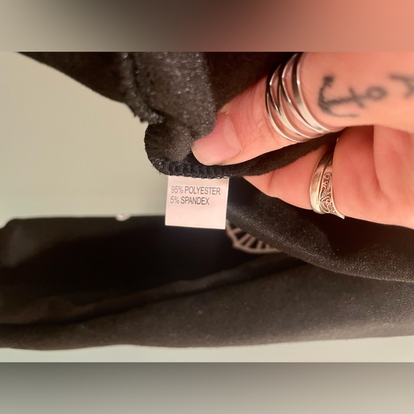 NWOT Mystical Baphomet Print Black Gothic Jacket - Picture 13 of 15